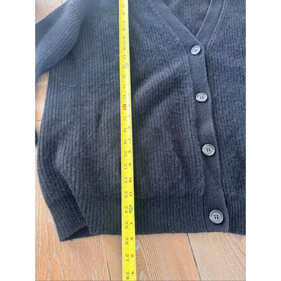 Jenni Kayne Cashmere Cocoon Cardigan in Black Size Small - Picture 6 of 7